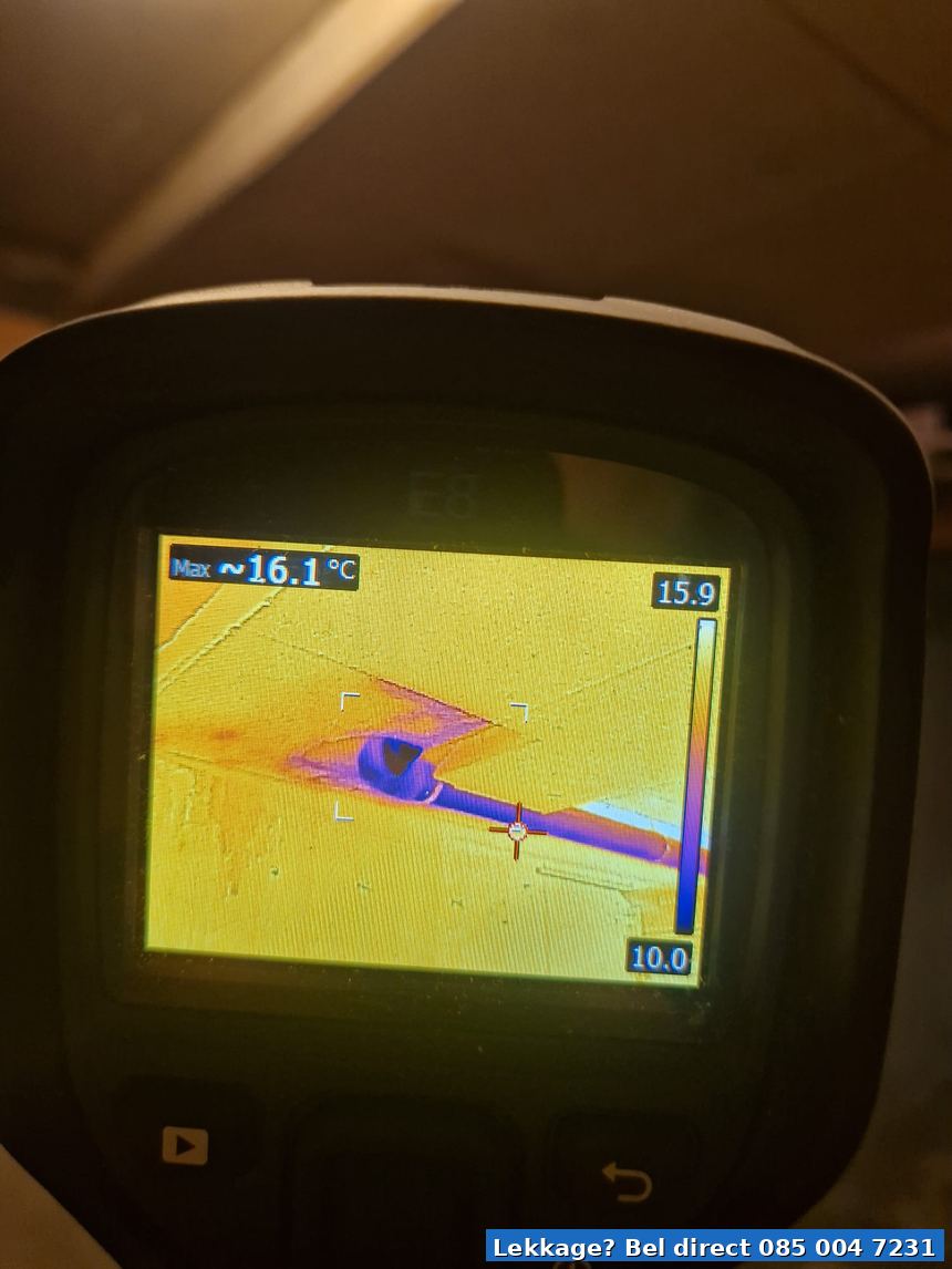 FLIR thermogram koud lekpunt vloer
