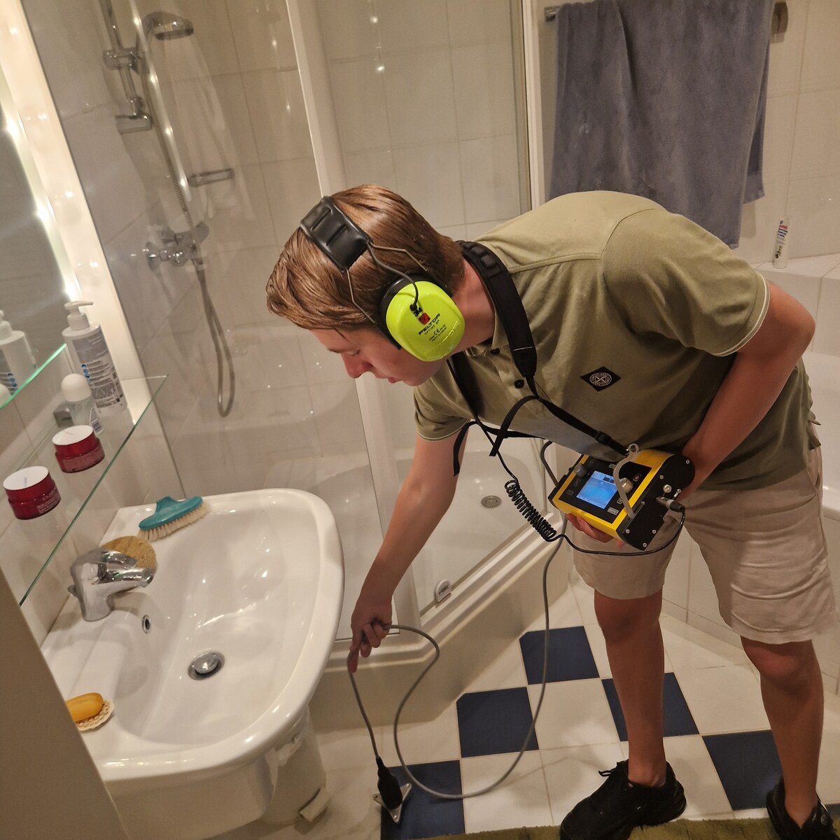 H2O Vloerverwarming lekkage specialist — zonder breekwerk